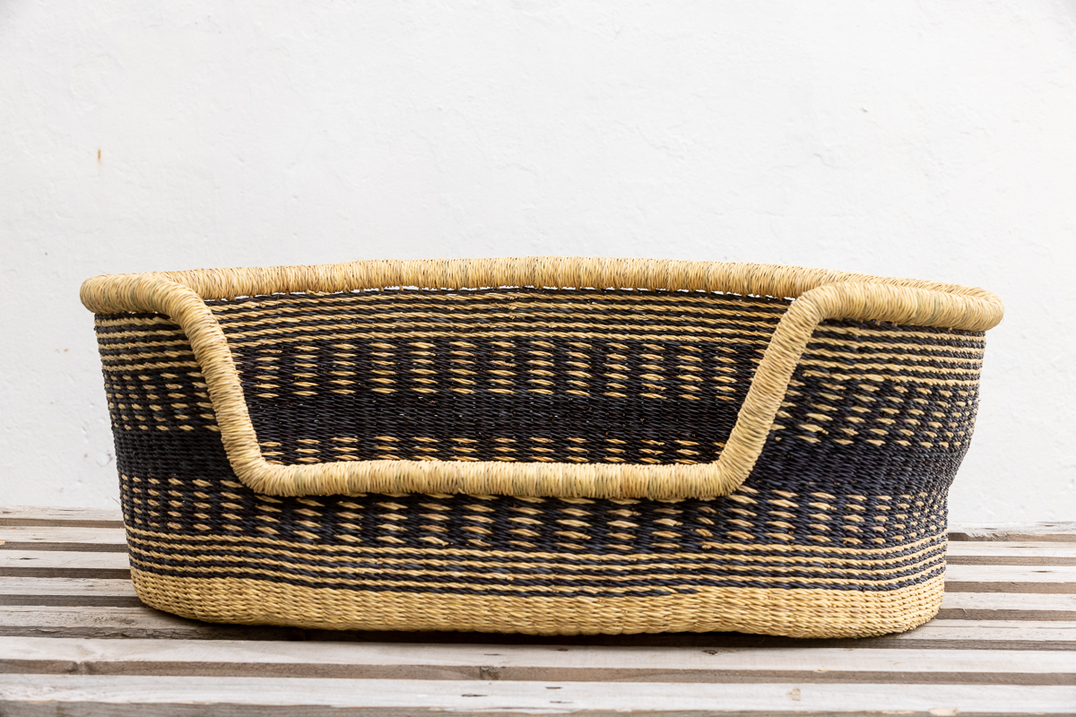 Hundekurv Fra Hammerhus Fairtrade Natur Sort