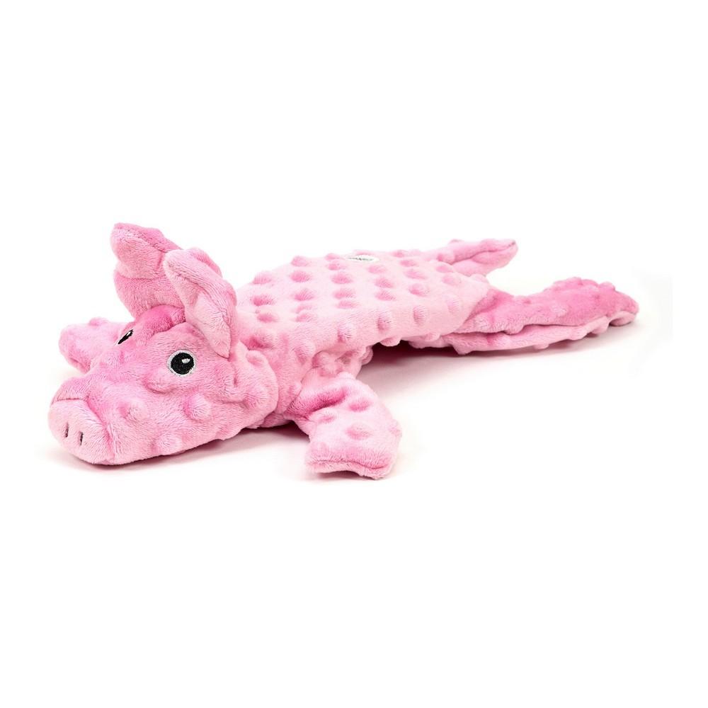 Hundelegetøj Plysbamse Gloria Dogmonsters Pink Gris
