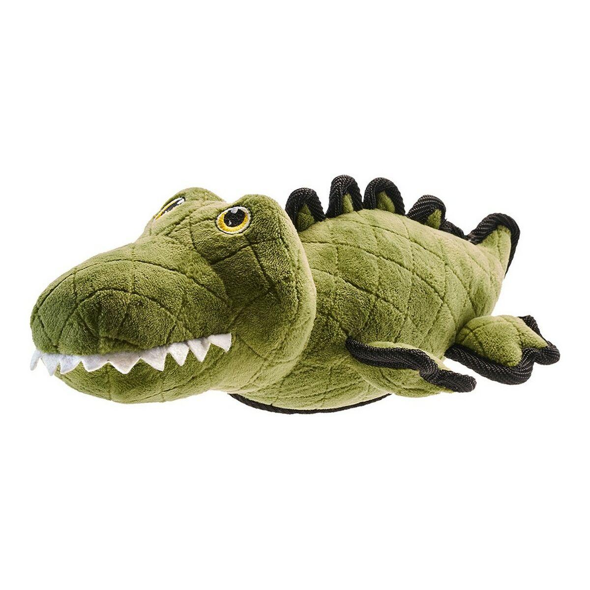 Hundelegetøj Hunter Plush Krokodille Grøn Polyester