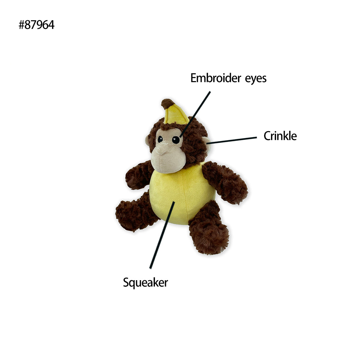 Party Pets Banana Monkey