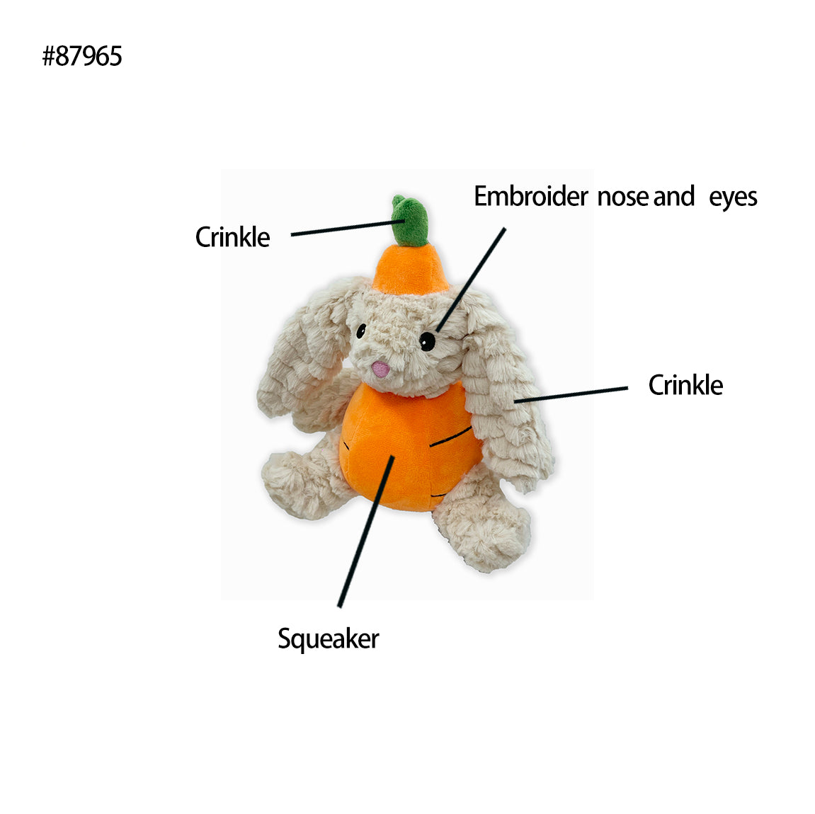 Party Pets Carrot Rabbit