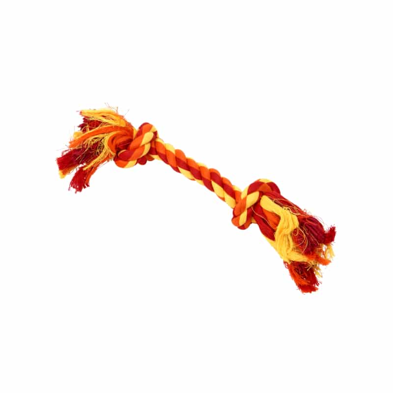 Buster Colour Dental Rope Rød Orange Gul Medium