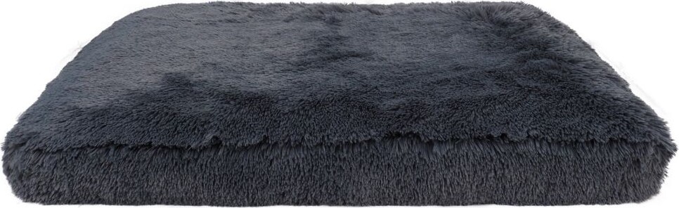 Fluffy Hundeseng Sort 74x52