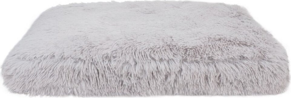 Fluffy Hundeseng Lysegrå 74x52