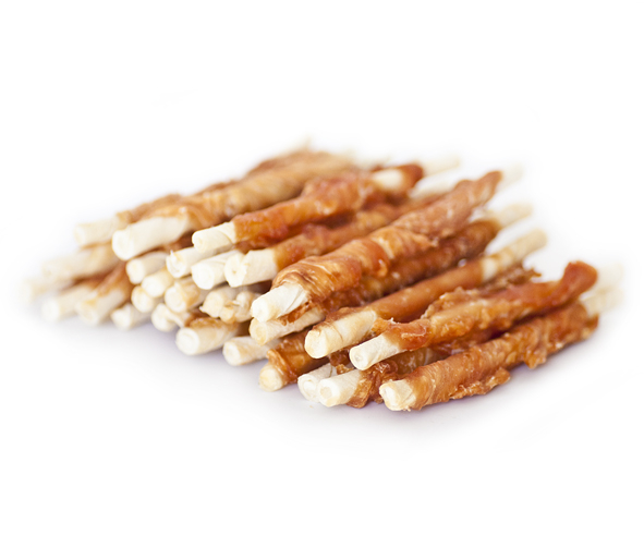 350 Gram Twisted Tyggepind Med Kylling