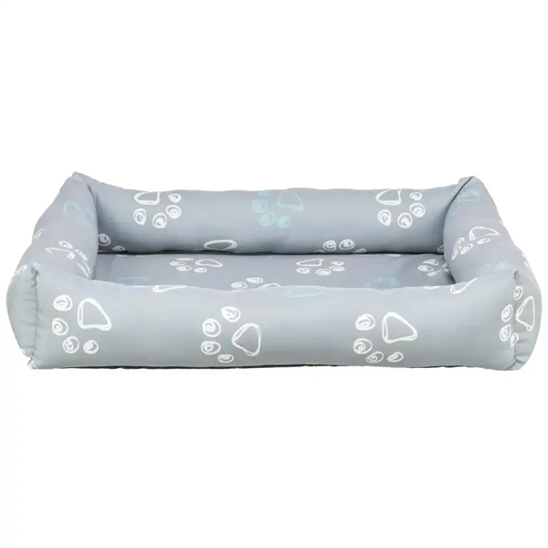 Jimmy Firkantet Hundeseng Lysegrå