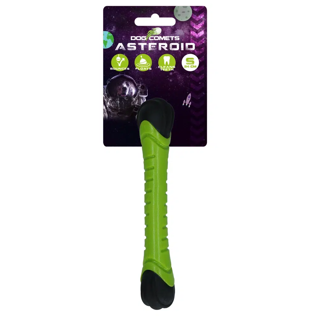 Dog Comets Asteroid Fetch Stick Grøn