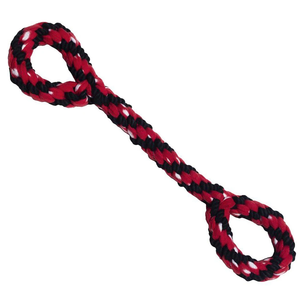 Kong Signature Rope Double Ring Slidstærkt Hundelegetøj Til Aktiv Leg