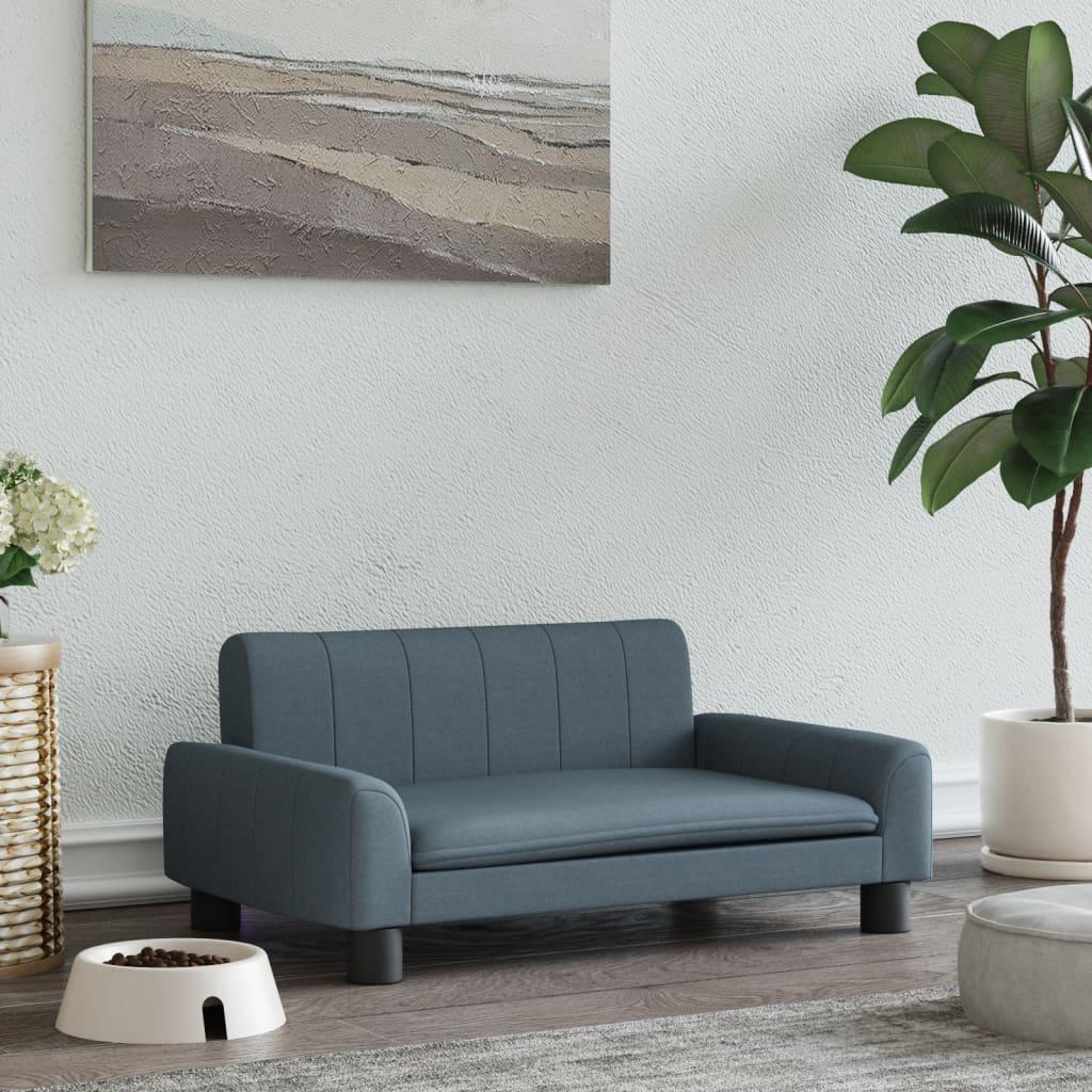 Hundeseng Sofa Stof Mørkegrå