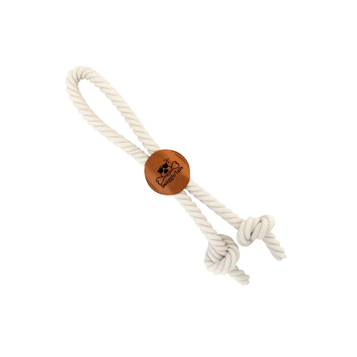 Swaggin Tails Knotted Rope Medalion Hundelegetøj