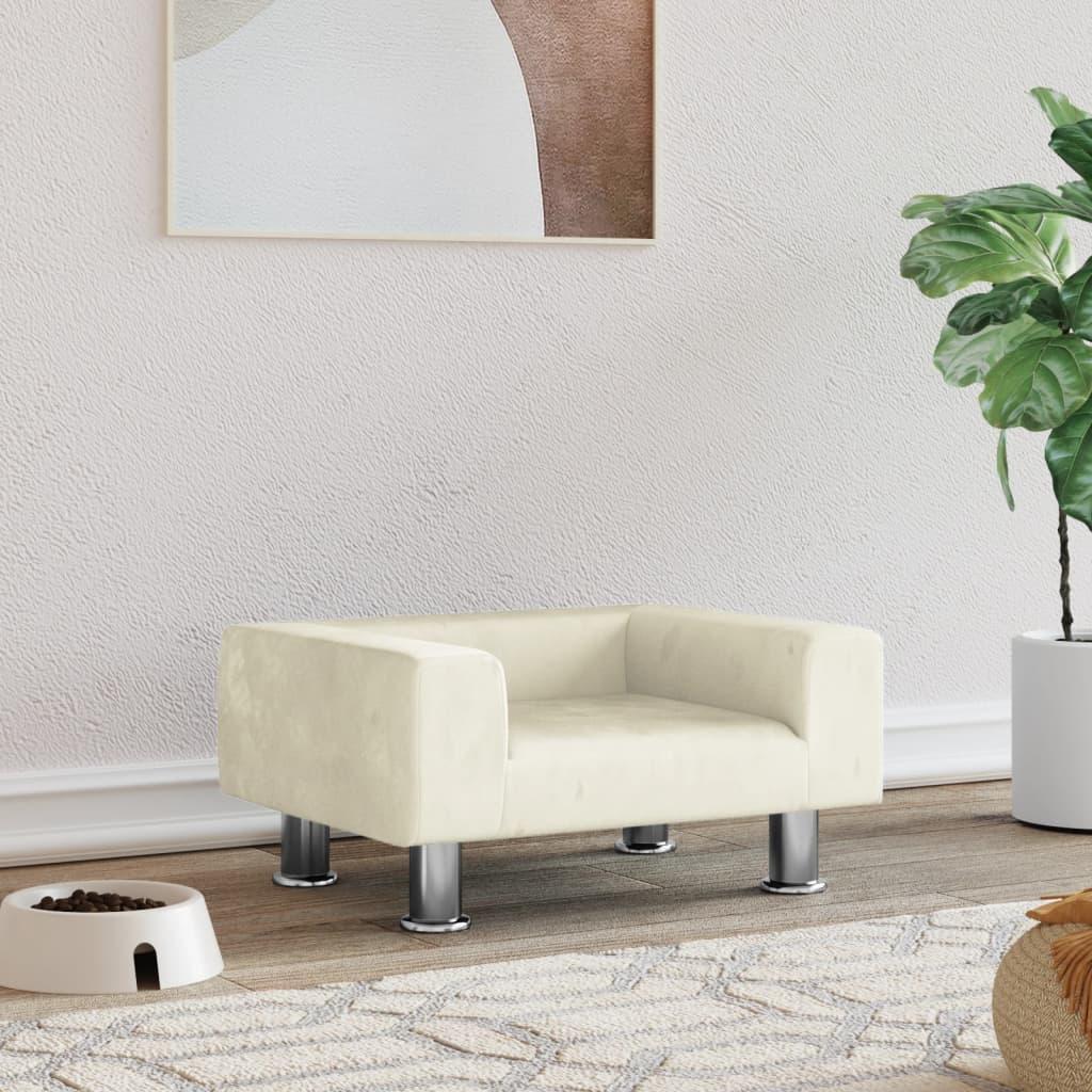 Hundeseng Velour Creme