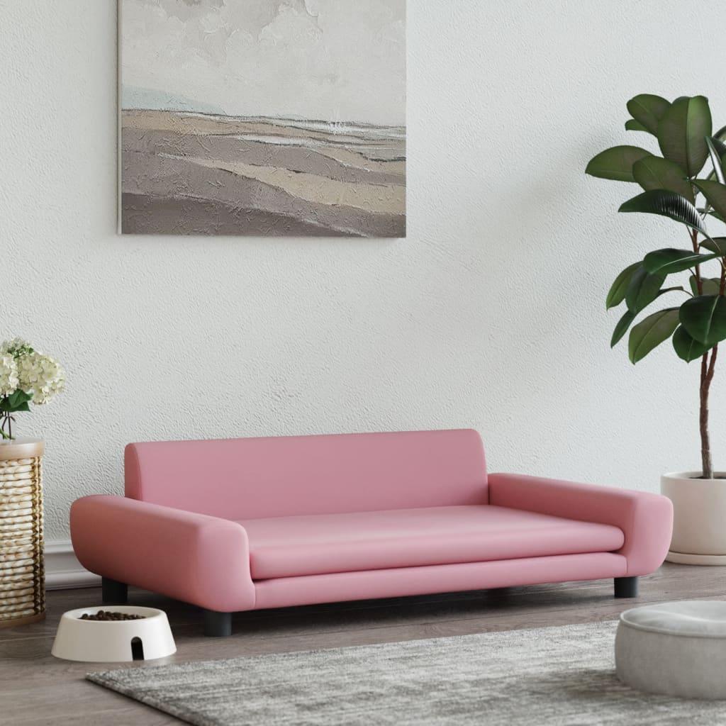 Hundeseng Velour Lyserød 100