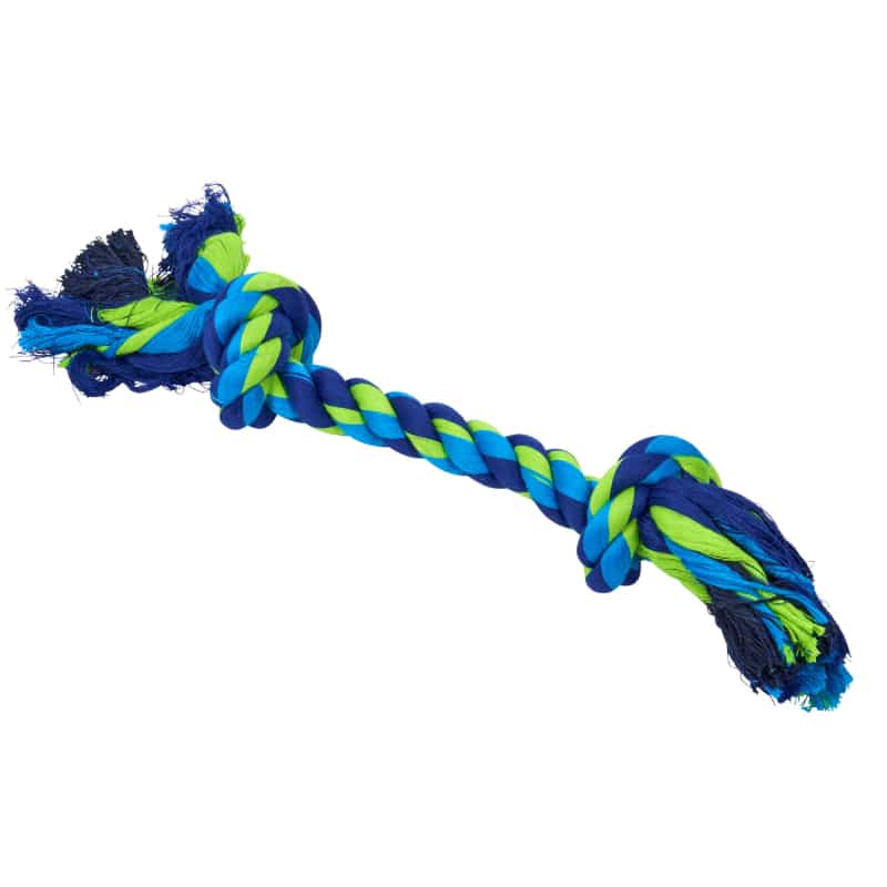 Buster Colour Dental Rope Blå Lime