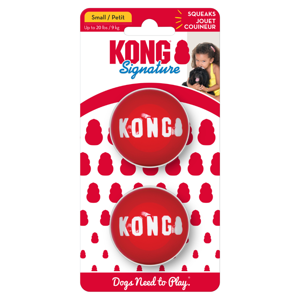 Kong Signature Hundebolde 2pk