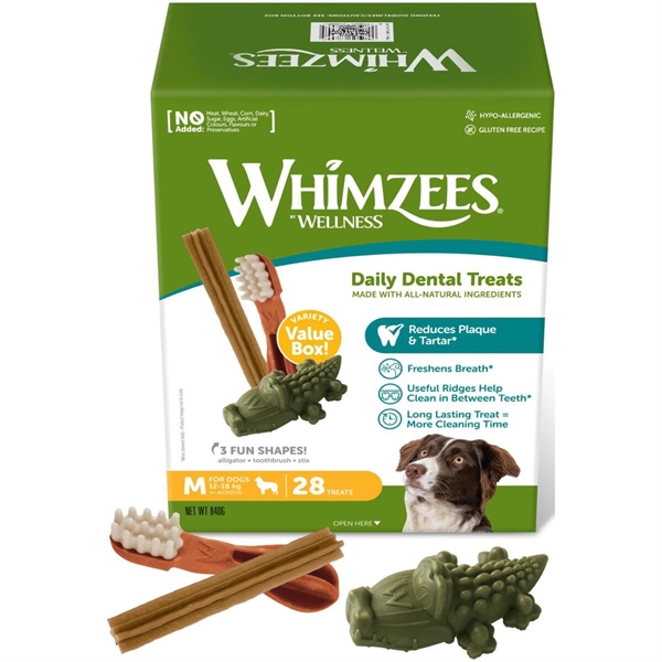Whimzees Mix Box Medium Stk