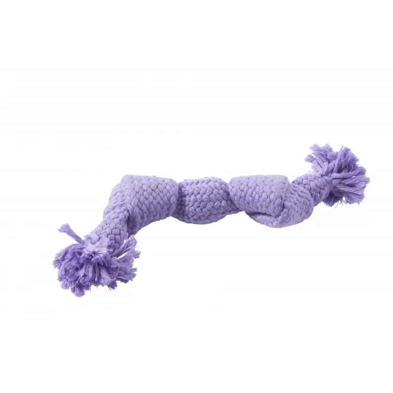 Buster Colour Squeak Rope Koralrød