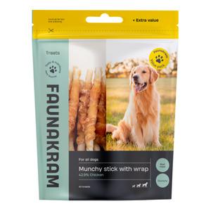 Faunakram Tyggepind Kyllingwrap Valuepack 300