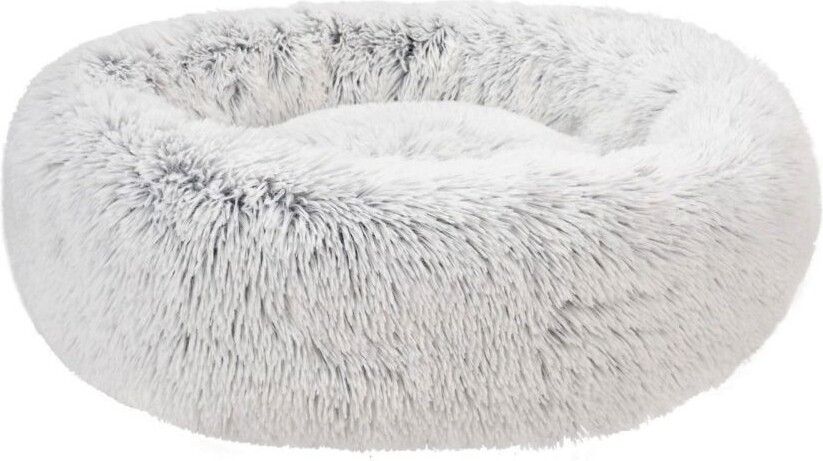 Fluffy Hundeseng Hvid 100x100