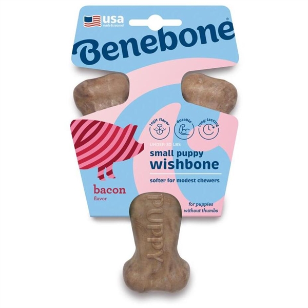 Benebone Puppy Wishbone Bacon Smag