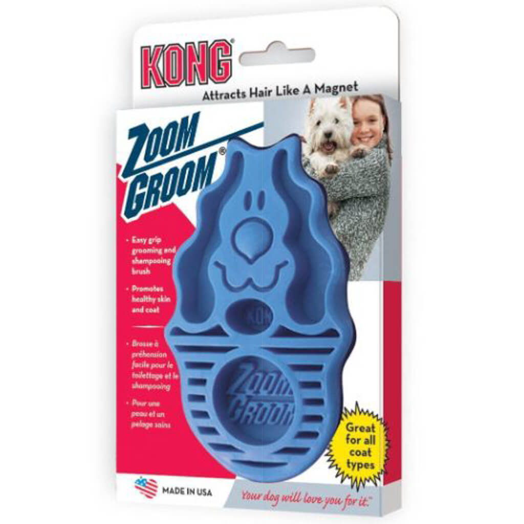 Kong Zoomgroom Massage Børste Boysenberry